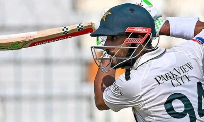 Shan Masood hits first century in four years to power Pakistan to 233-1 on Multan ground