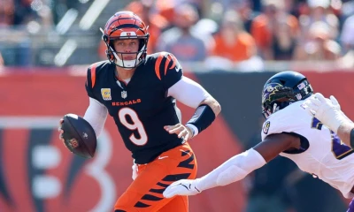 Bengals' Joe Burrow and Ja'Marr Chase connect for 41-yard TD