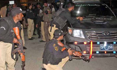 کراچی کے علاقے منگھوپیرمیں پولیس مقابلہ،  5 ڈاکو ہلاک