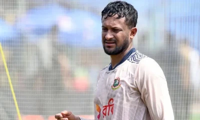 Bangladeshi cricketer Shakib apologises after several months