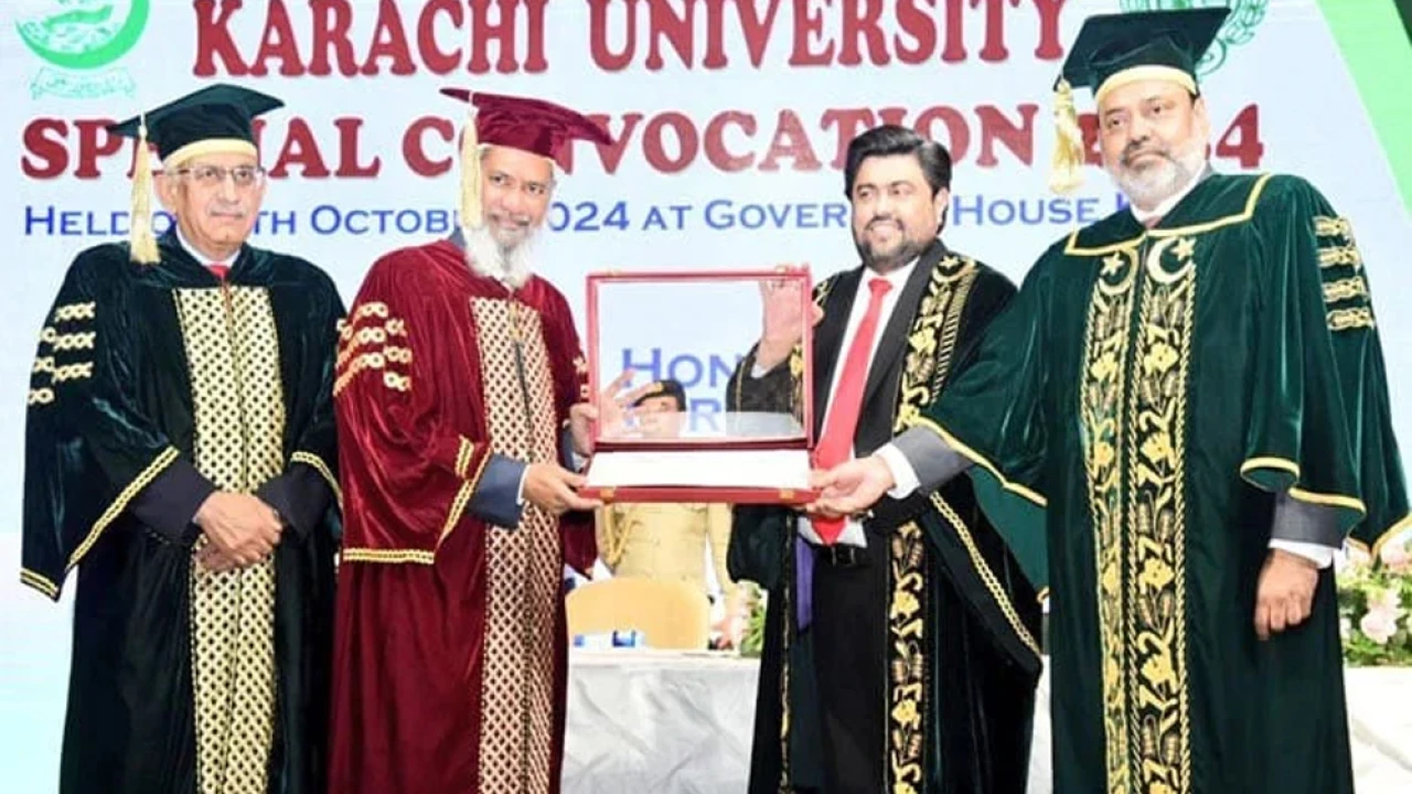 KU gives honorary doctorate certificate to Dr Zakir Naik