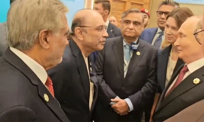 President Zardari, Russia's Putin emphasise strengthening bilateral ties