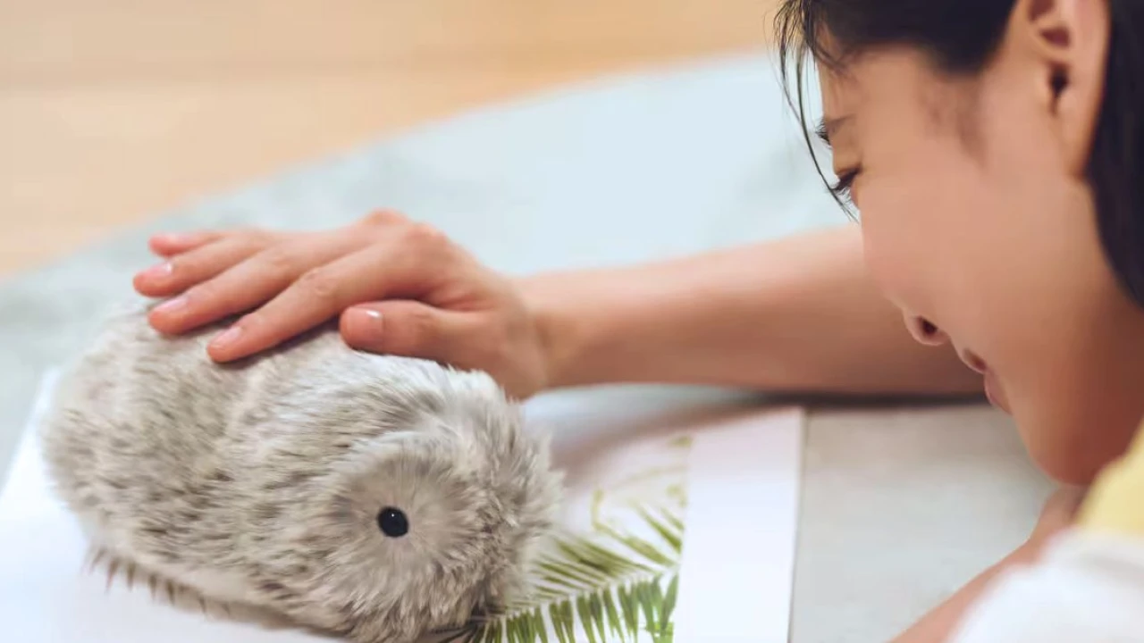 Casio made a furry robot designed to cuddle and calm you down