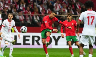 Ronaldo on target as Portugal maintain perfect Nations League start