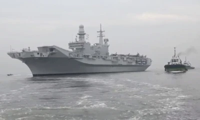 Italian Navy Aircraft Carrier CAVOUR, Frigate ALPINO visit Pakistan