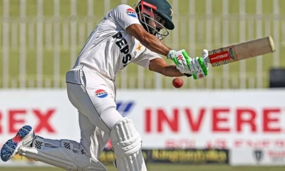 Pakistan bowled out for 344, lead England by 77 runs in third Test in Pindi