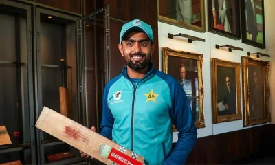 Babar Azam's bat to be displayed at Melbourne Ground