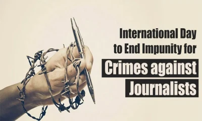 Nov 2: Int’l Day to End Impunity for Crimes Against Journalists