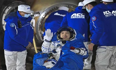 China space station crew returns to Earth after 6 months in space