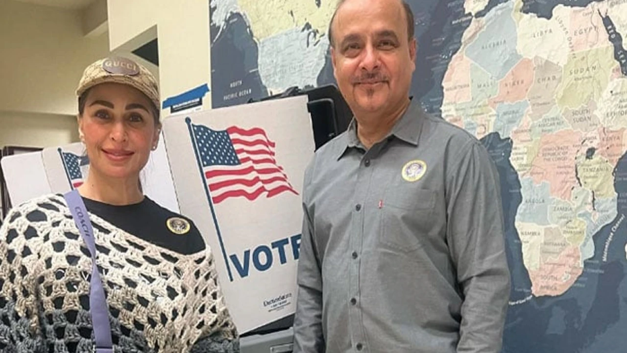 Reema casts vote for US Presidential Election