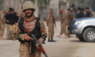 سیکیورٹی  فورسز اور دہشتگردوں کے درمیان فائرنگ کا تبادلہ،5 خوارج ہلاک، 4 اہلکار شہید