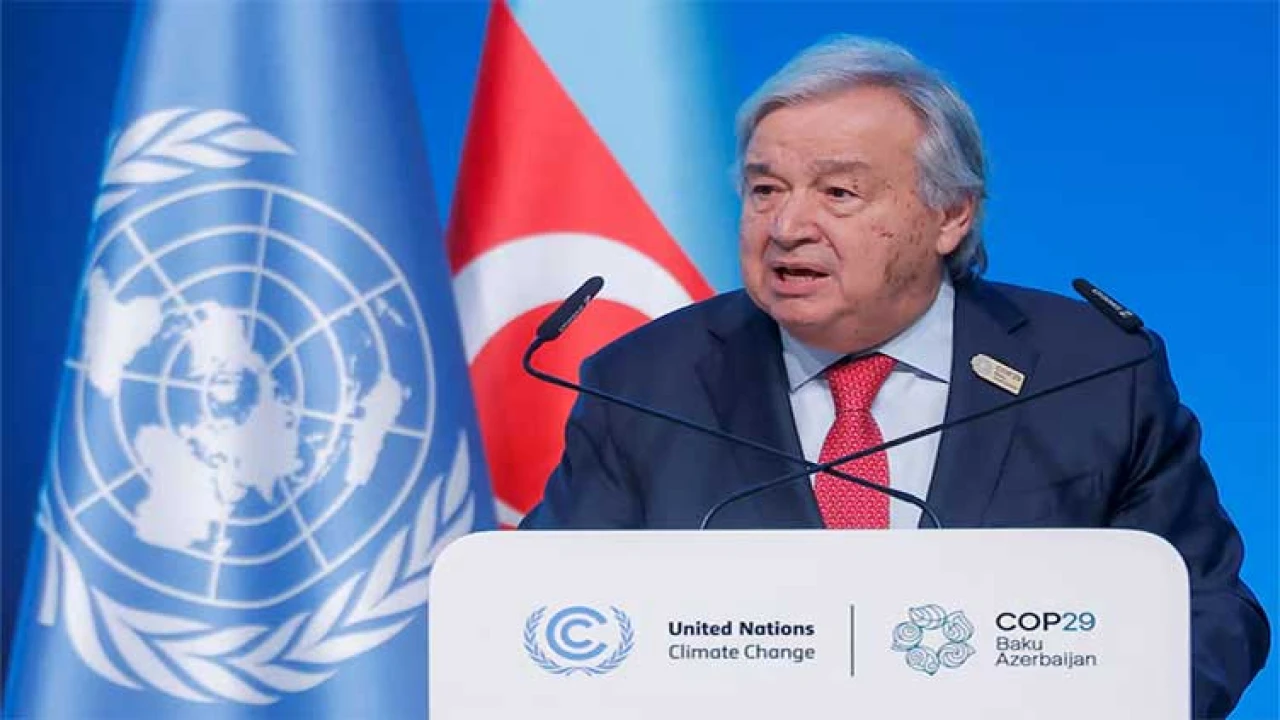 COP29: Pay up or face climate-led disaster for humanity, warns UN chief