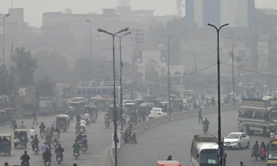 لاہور میں دھند اور سموگ کا راج برقرار، دنیا کے آلودہ ترین شہروں میں سرفہرست