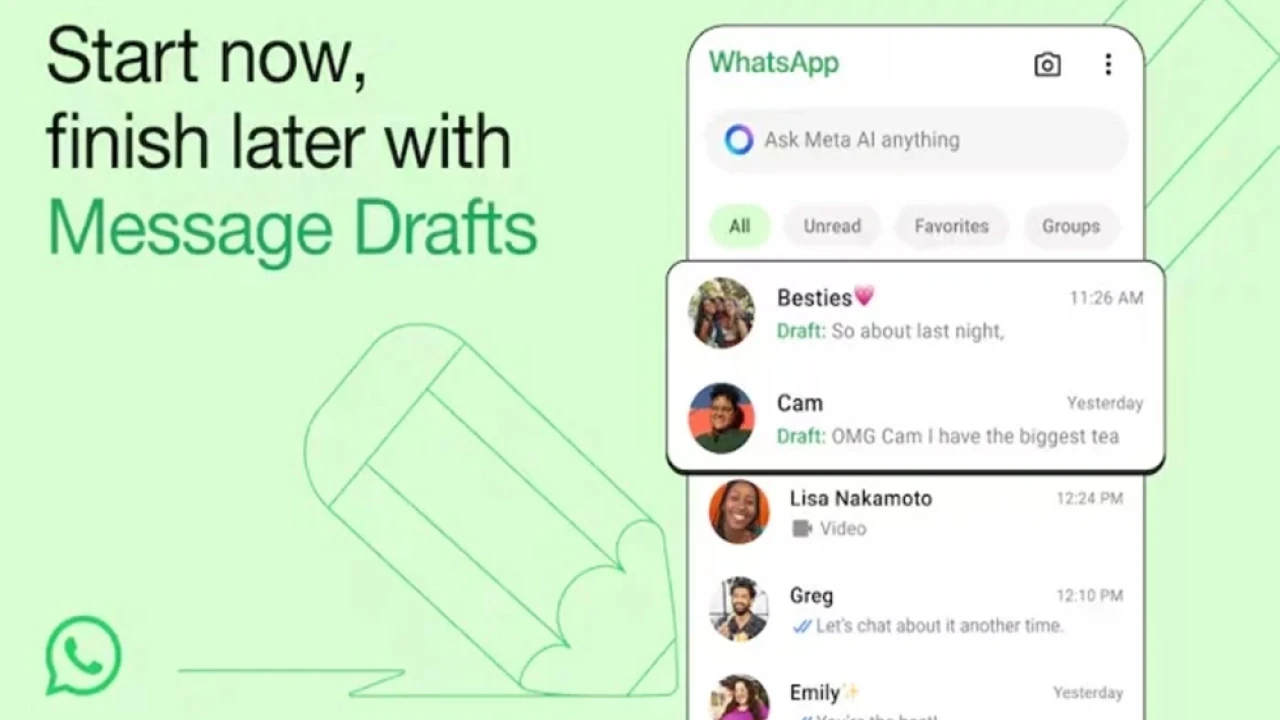 New ‘Draft’ feature in WhatsApp