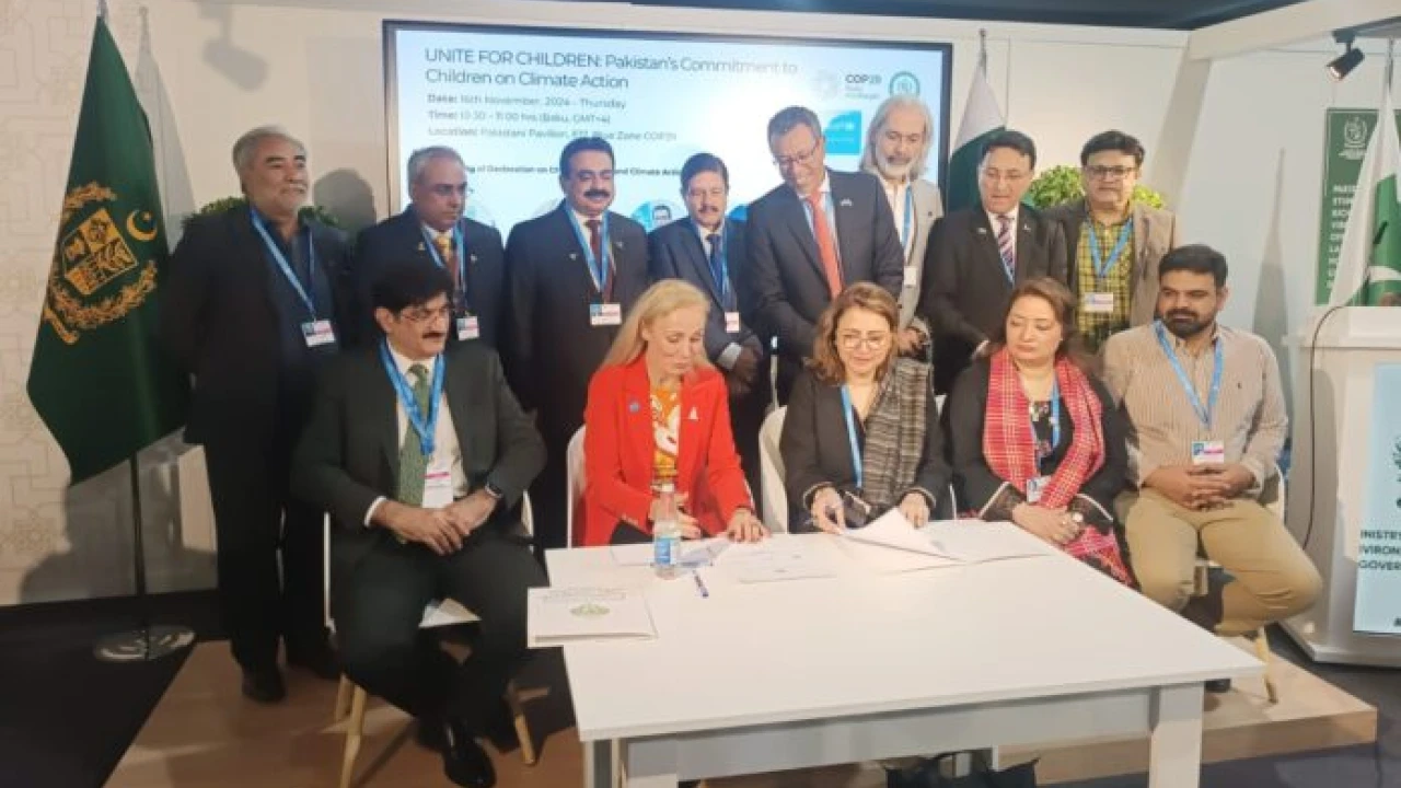 UNICEF joins hands with Pakistan to protect children from climate risks