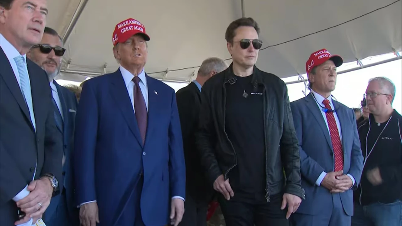 Musk launches SpaceX Starship test flight with Trump