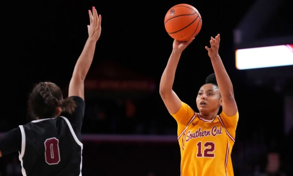 USC's Watkins reaches 1,000 points in 38th game