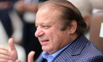 سابق وزیراعظم نواز شریف  بذریعہ ہیلی کاپٹر مری پہنچ گئے