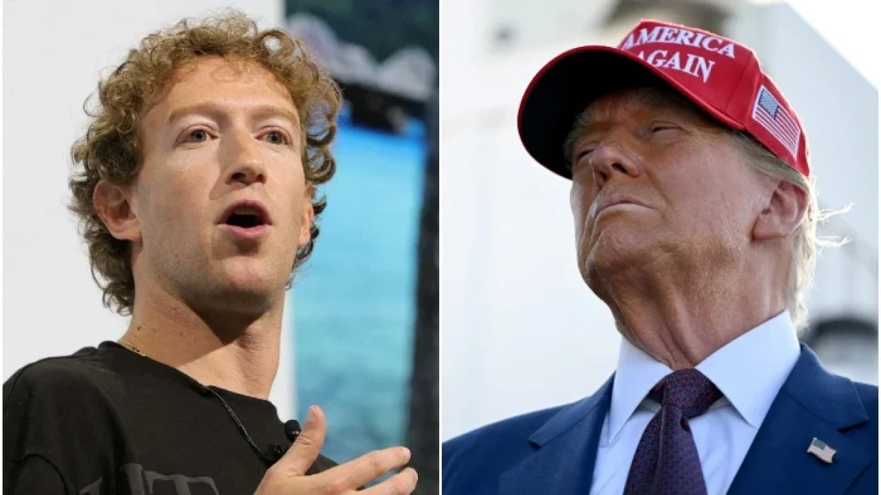 Meta CEO Mark Zuckerberg dines with Donald Trump at Mar-a-Lago