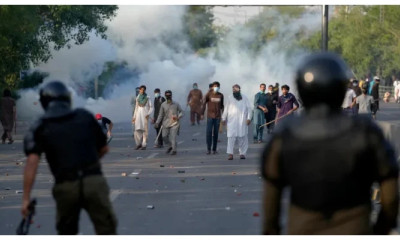 پی ٹی آئی کے پرتشدد ہجوم کو منتشر کرنے کے لیے اسلحہ  کا استعمال نہیں کیا گیا،و زات داخلہ