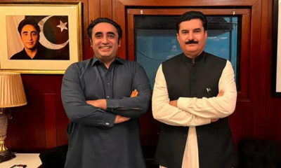 بلاول بھٹو زرداری سے گورنر خیبر پختونخواہ فیصل کریم کنڈی کی ملاقات