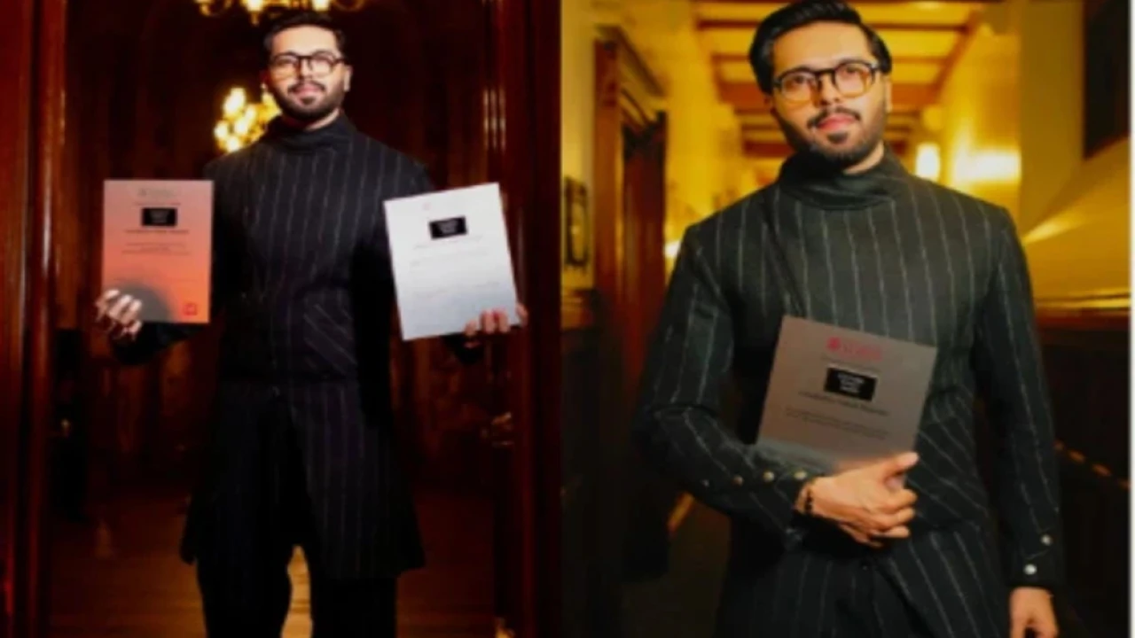 Fahad Mustafa wins two UK awards