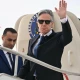 Blinken arrives in Jordan at start of Syria crisis tour