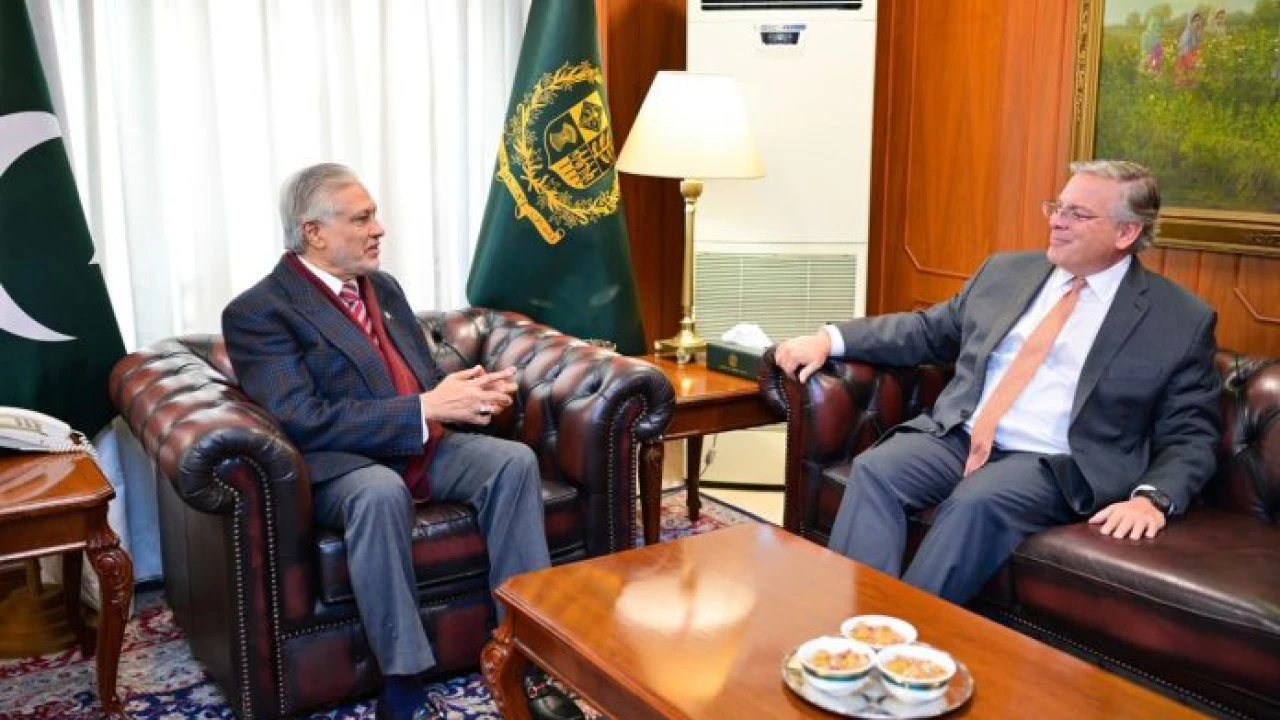 US envoy Blome calls on Deputy PM Dar