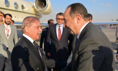 PM Shehbaz arrives in Cairo to participate in D-8 summit