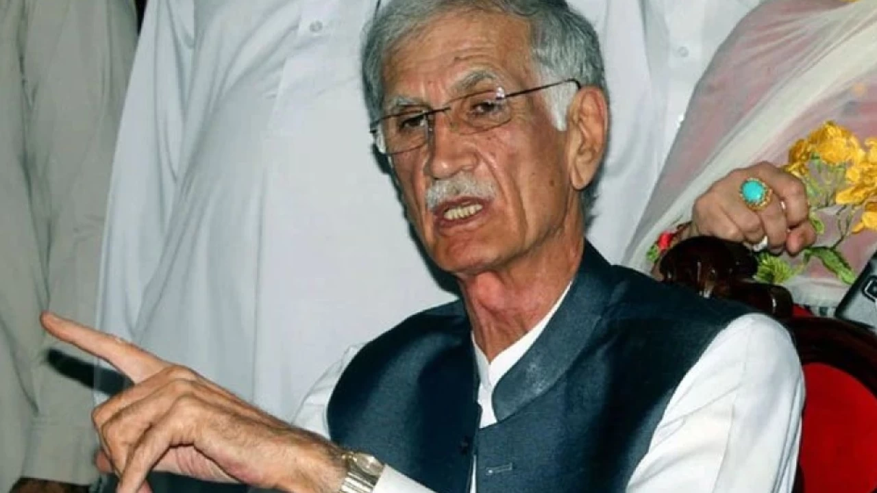 Pervez Khattak confirms heated exchange in party's session, says he demanded his rights