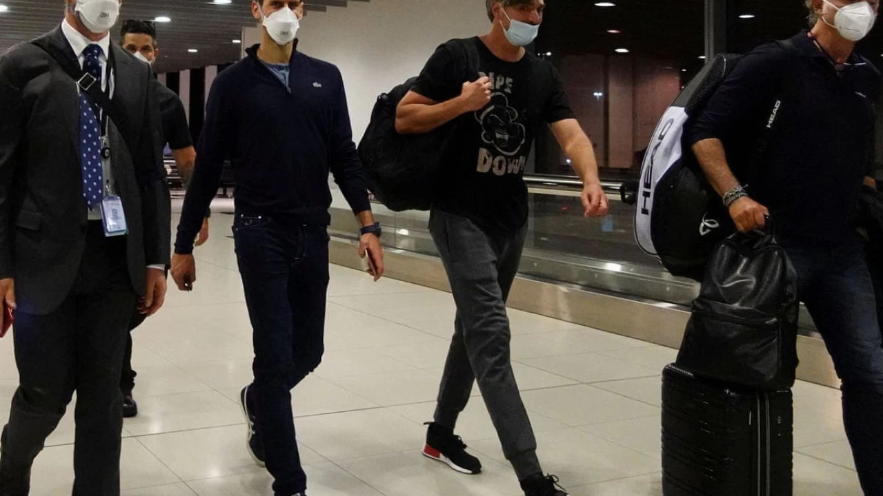 Novak arrives in UAE after being deported from Australia