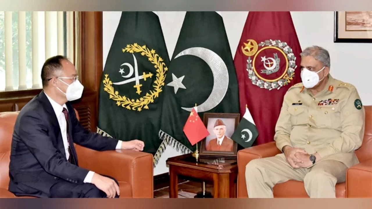 Chinese envoy thanks COAS for providing safe environment to CPEC projects