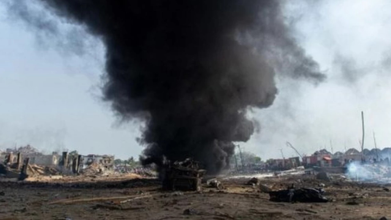 مغربی گھانا میں  دھماکے سے 17 افراد  ہلاک، 59 زخمی