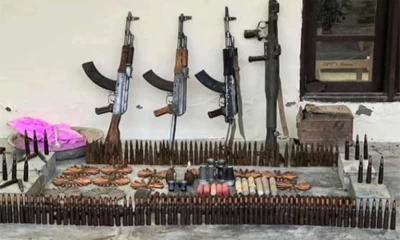 Security forces recover large cache of weapons, ammunition in South Waziristan IBO: ISPR