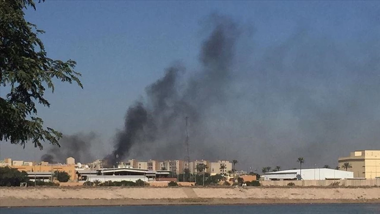 Rockets hit near base hosting US forces in Baghdad