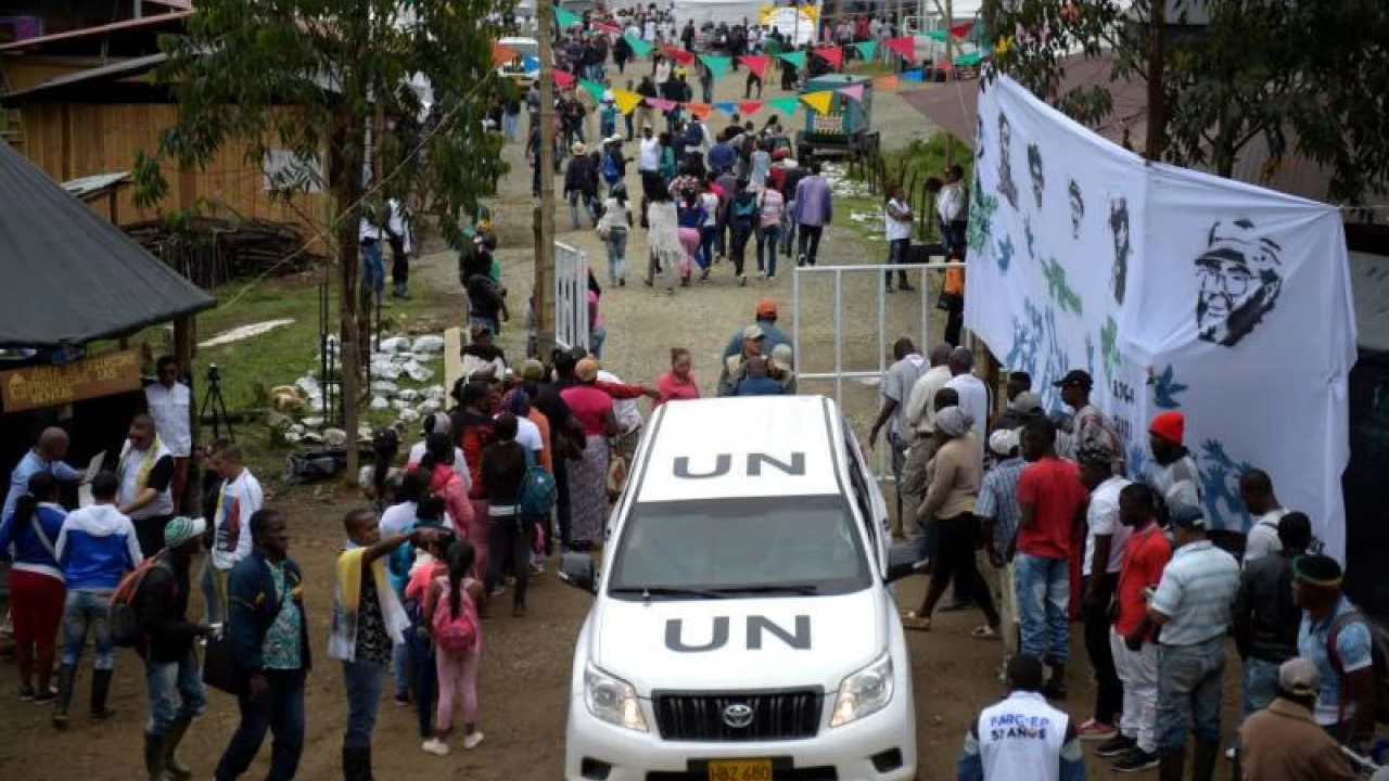UN convoy attacked, two vehicles burned in Colombia