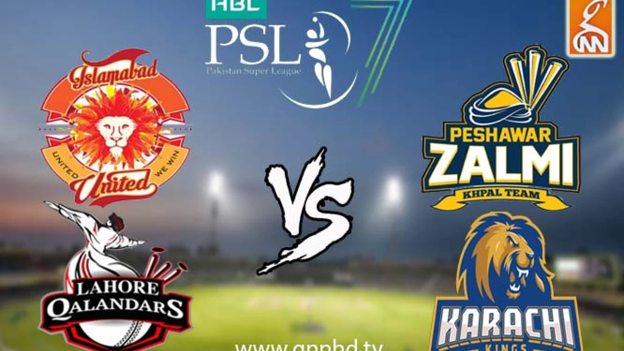 PSL7: Peshawar Zalmi to take on Islamabad United, Lahore Qalandars to lock horns with Karachi Kings today