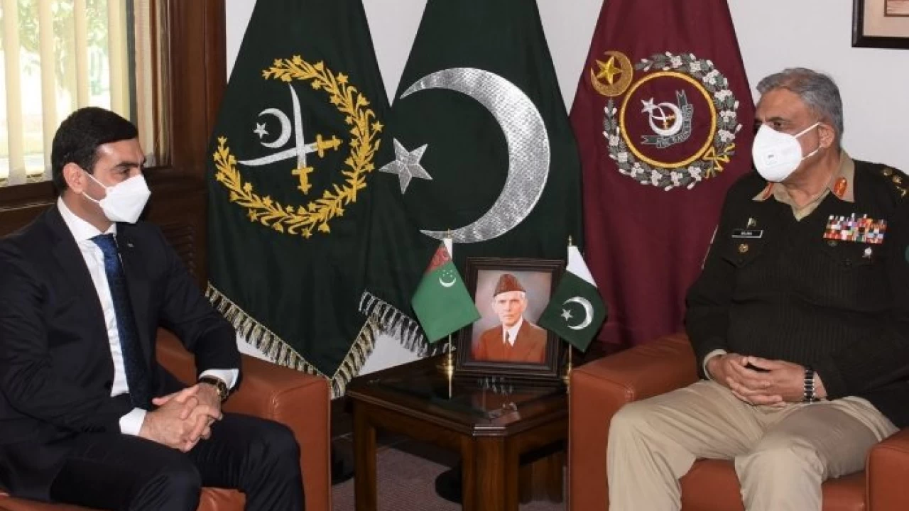 Turkmenistan Deputy Foreign minister, COAS Bajwa discuss bilateral matters, TAPI pipeline