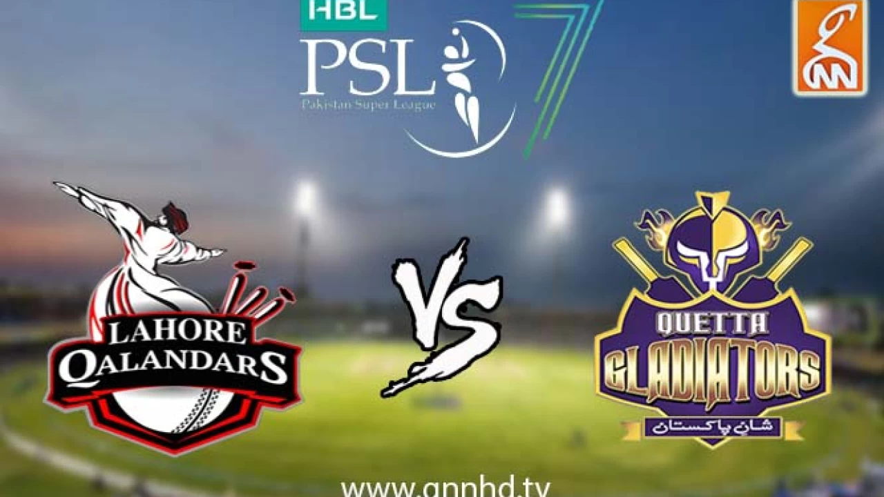 PSL 7: Lahore Qalandars, Quetta Gladiators to lock horns today 