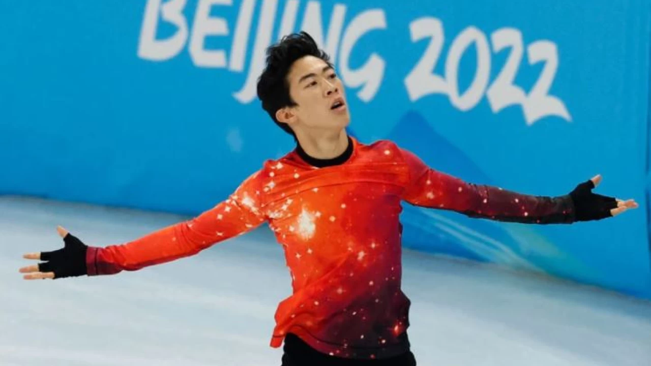 American star Nathan Chen Wins Gold in Men's Figure Skating