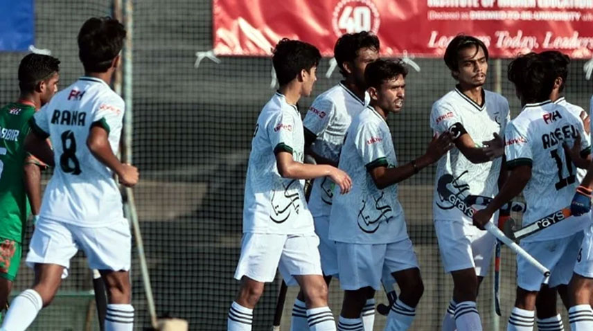 Pakistan qualify for semi-finals of U-18 Men’s Asia Cup Hockey Tournament