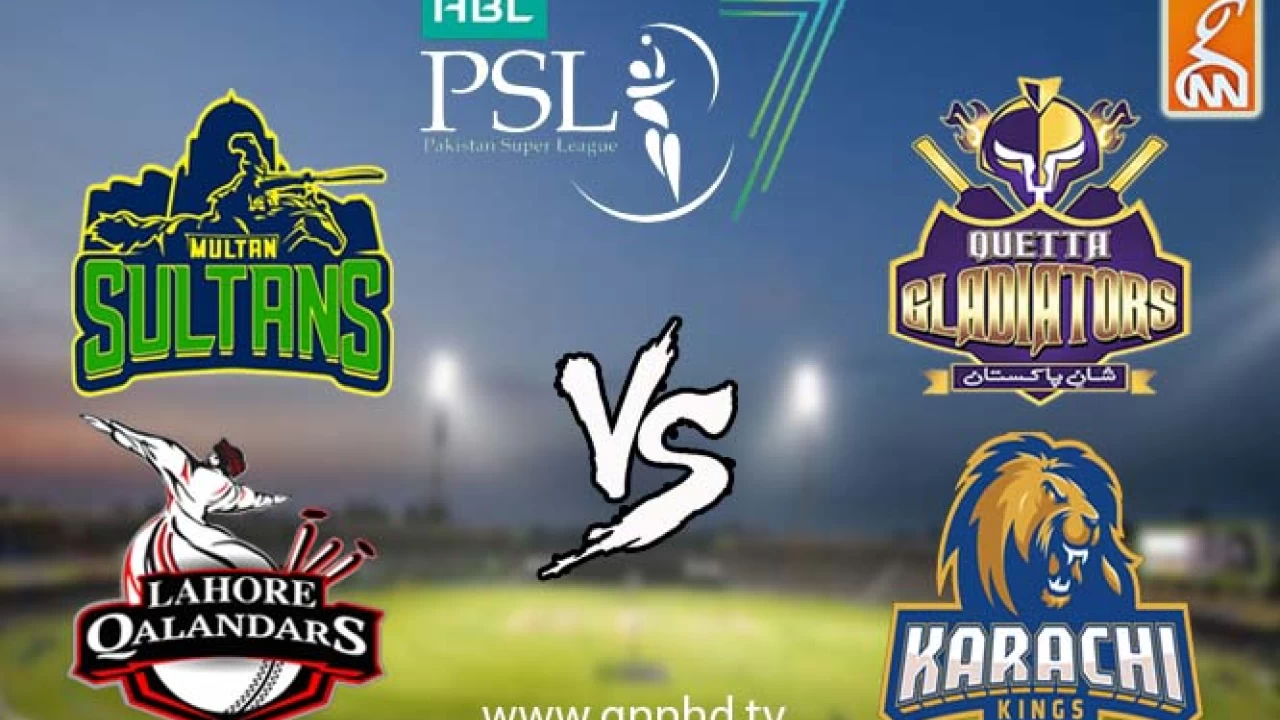 Sultans, Gladiators to lock horns; Kings to face Qalandars in PSL today  
