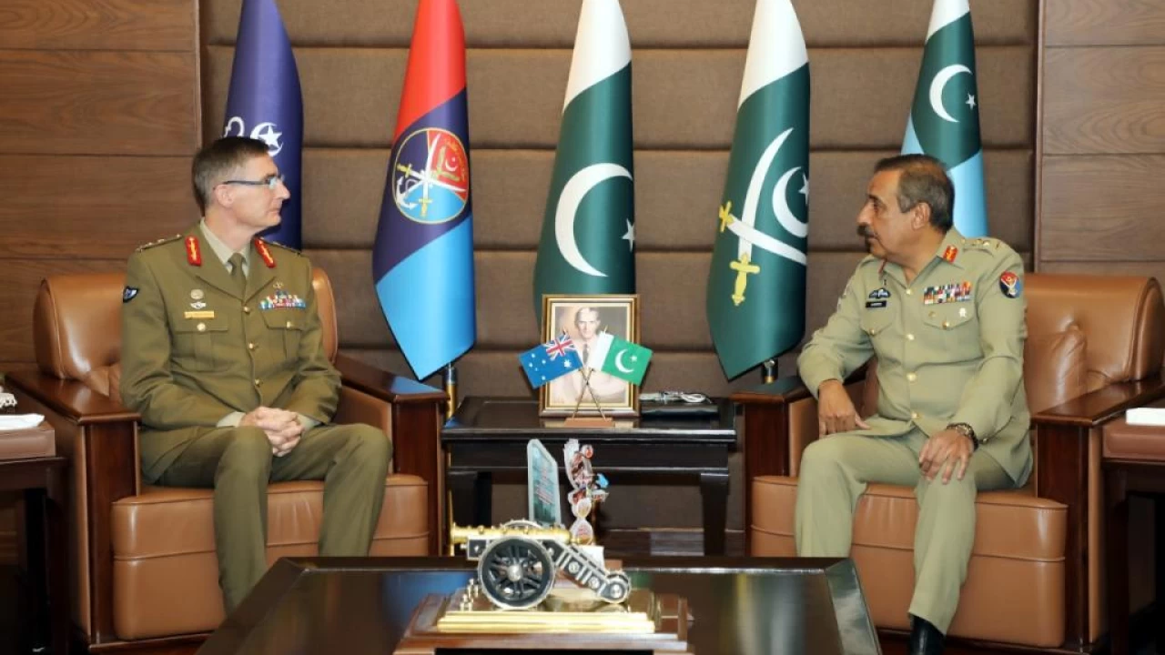 Australia's General Campbell, JCSC Nadeem Raza discuss mutual defense cooperation, regional security
