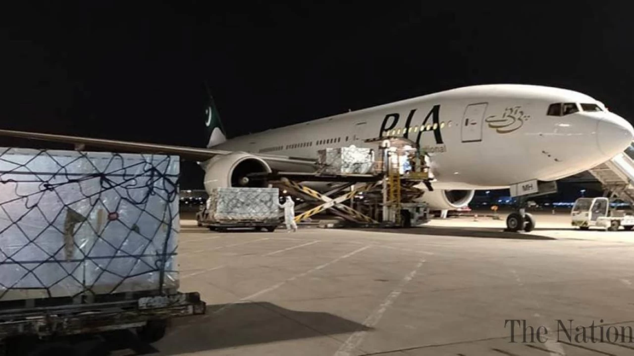 PIA brings another Sinovac's 12 million doses from China to Pakistan