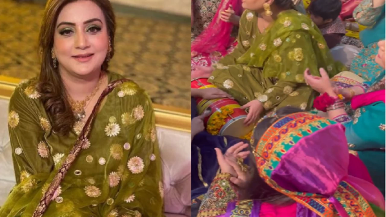 Video goes viral as Azma Bukhari plays dhol at wedding 