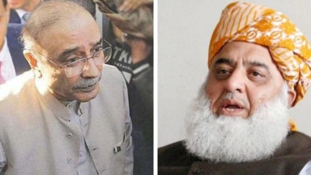 In telephonic talk, Zardari and Fazlur Rehman 'discuss anti-govt movement'