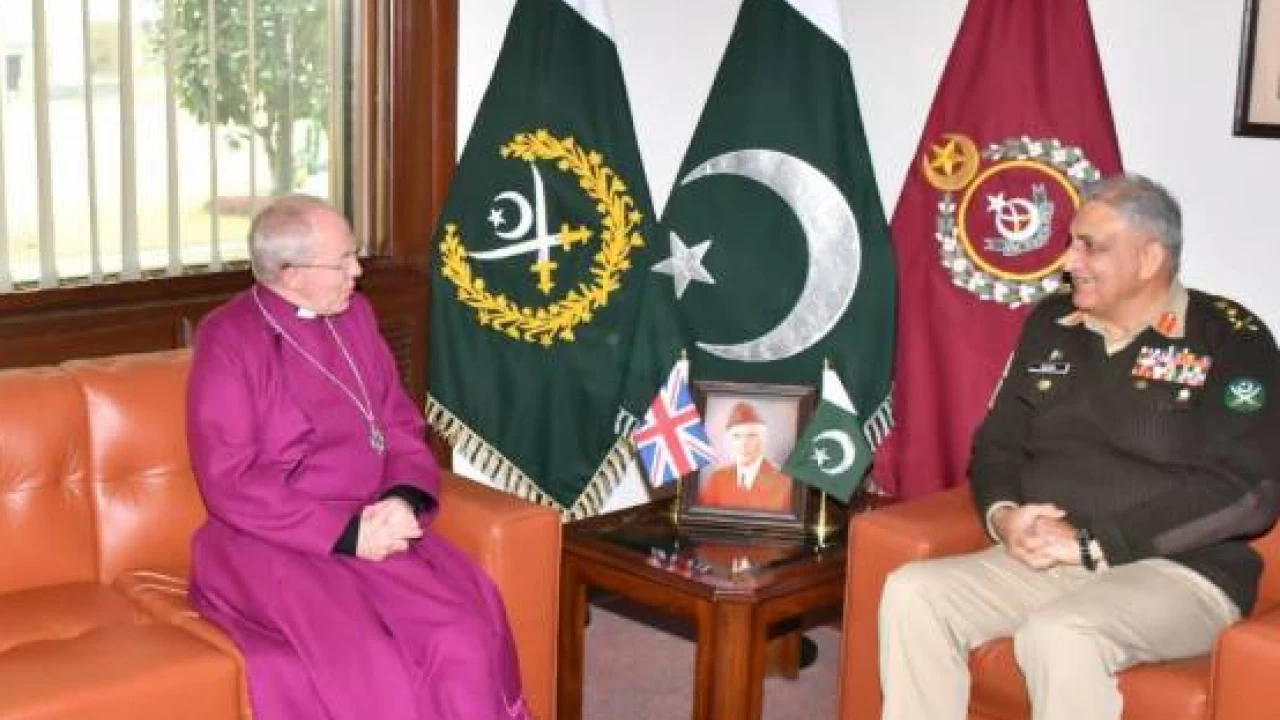 Archbishop of Canterbury calls on COAS Bajwa 