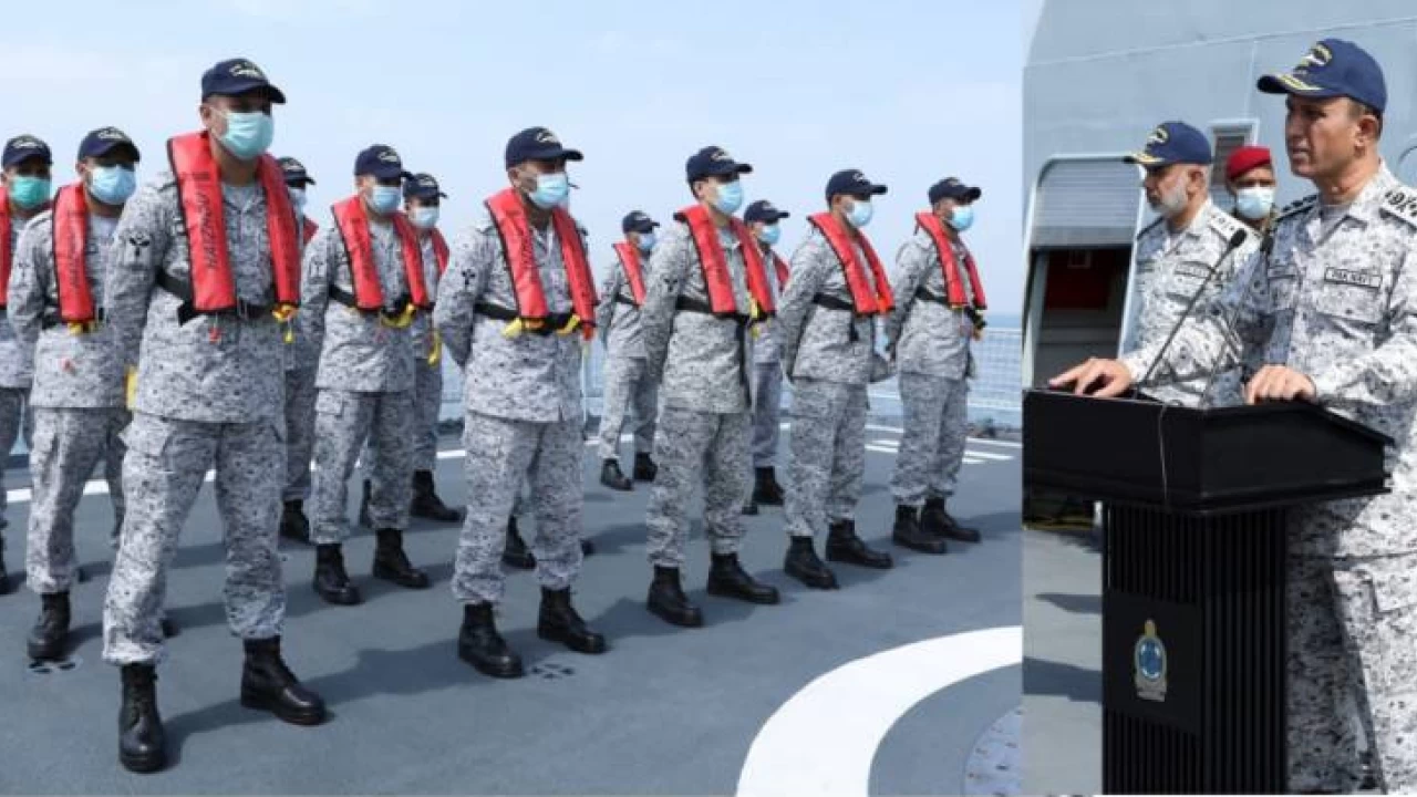 Naval chief visits forward naval posts amid major maritime exercise SEASPARK 2022