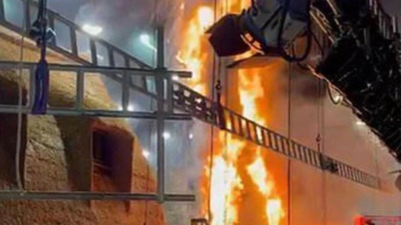 Massive fire breaks out on Disney movie set 