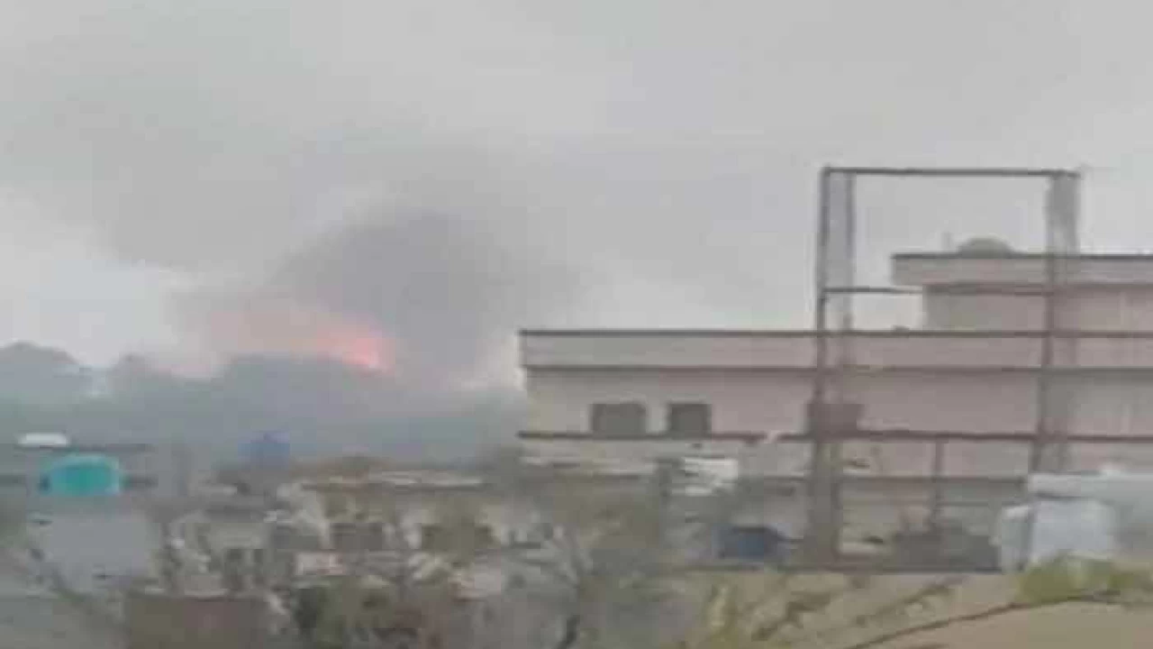 Massive fire breaks out in Sialkot’s Garrison ammunition shed: ISPR
